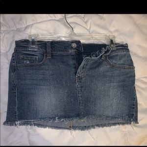 Blue Jean Mini Skirt